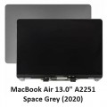 Genuine Apple Macbook Air 13.0''  A2251 (2020) Complete Screen Top [Space Grey]